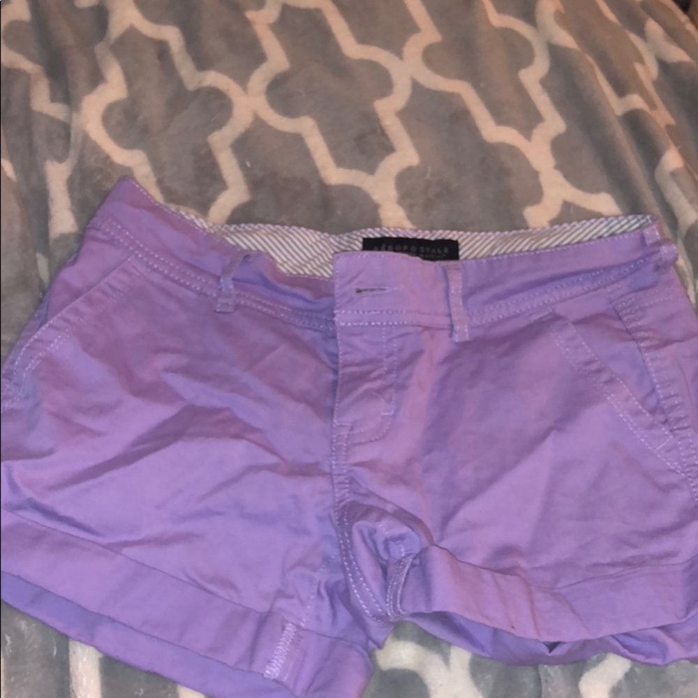 Aeropostale purple shorts